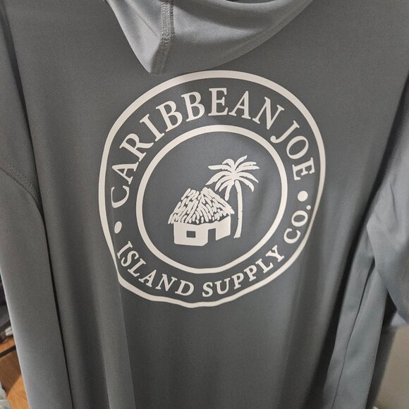 Caribbean joe island Supply Hoodie Medium - Quicky Dry UPF 50 - Picture 2 of 4